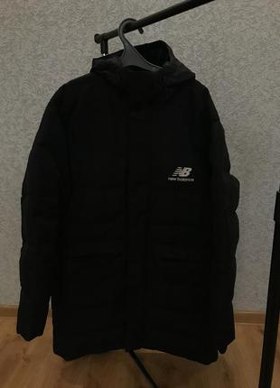 New balance оригинальная зимняя куртка пуховик парка