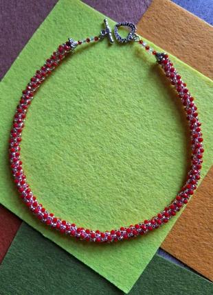 Колье из хрусталя