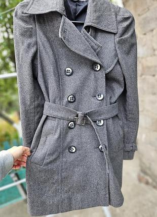 Пальто демісезонне 60% вовни в складі