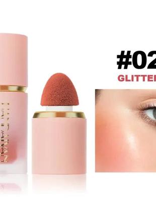 Жидкие румяна для лица handaiyan mousse liquid blush цвет 02 - rose