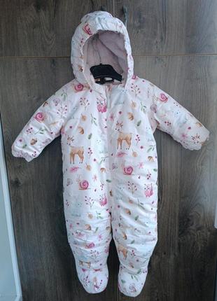 Зимний комбинезон lc waikiki 74/80 как next lanne h&m reima 9-12 мес