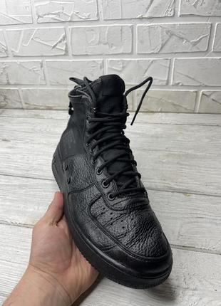 Крутые черные nike air force sf 1 mid 4