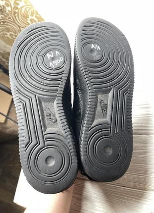 Крутые черные nike air force sf 1 mid 7