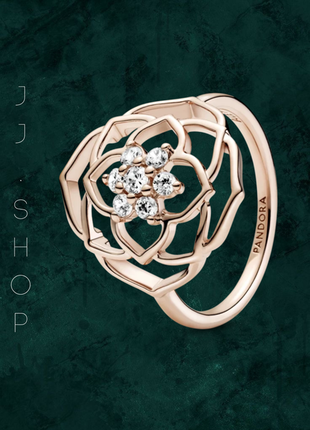Серебряная кольца pandora rose роза 189412c01