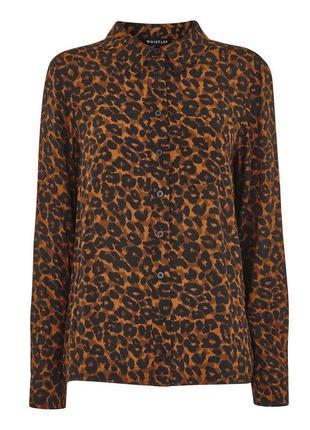 Класична сорочка з леопардовим принтом