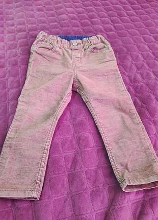 Брюки детские вельветовые h&amp;m 92 размер