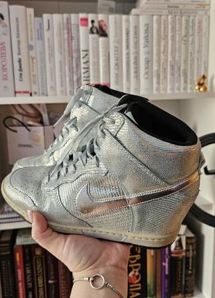 Оригінал кросівки снікерси nike кросівки nike dunk sky hi wedge trainers limited edition disco