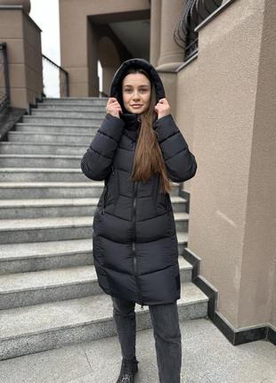 Жіноче непромокальне пальто, жіночий пуховик з капюшоном