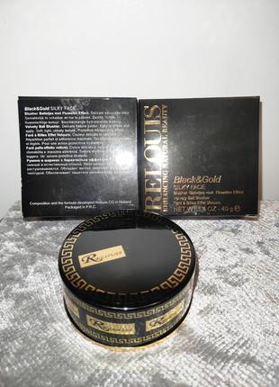 Тон 01 румяна шириковые relouis black&gold