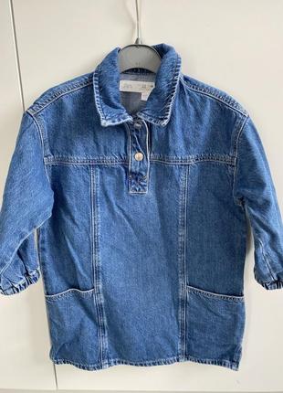 Джинсова сукня zara