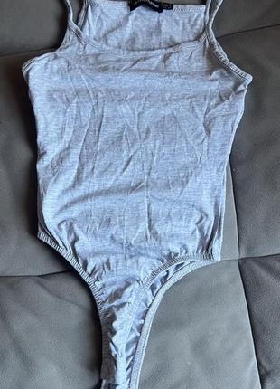 Девчачья женская боди майка стринг комбинтрес prettylittlething