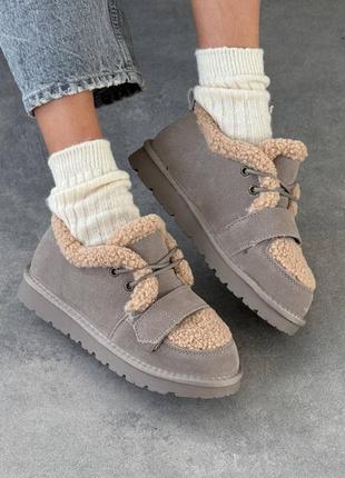 Сноубутсы зимние с мехом teddy