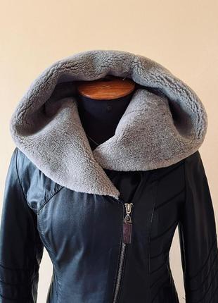 Продам очень теплую натуральную женскую дубленку umut collection pelle. производство туречева, размер м