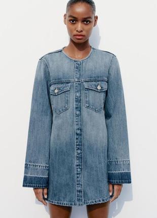Джинсова сукня zara