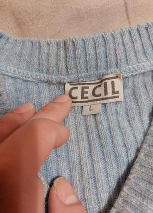 Длинный шерстяной свитер cecil l 8