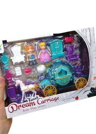 Игровой набор "dream carriage", розовая карета2 фото