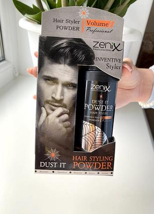 Стайлинг-пудра для волос zenix, 20 г