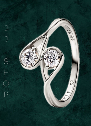 Срібна каблучка «блискуча ніжність» пандора 152585c01