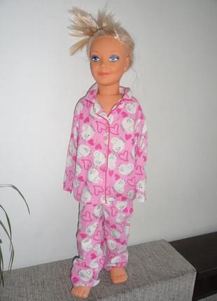 Раздельная пижама для девочки 12-18 месяцев, рост 92 см.