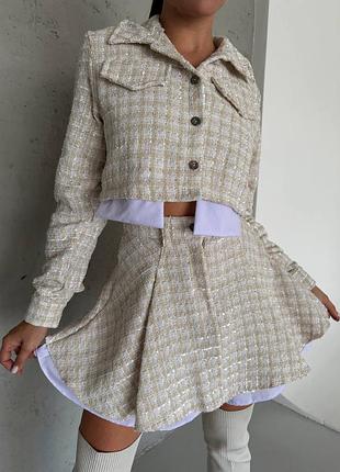 Костюм двійка піджак +юбка