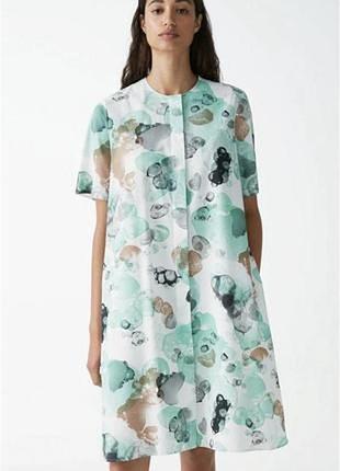 Платье-рубашка коттон cos, размер xl-xxl