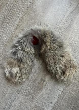 Комір натуральне хутро,вовк