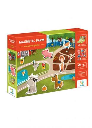 Развивающая магнитная игра "ферма" dodo 200206