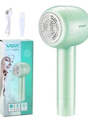 Машинка для удаления катышков vgr v-813, машинка для стрижки котиков. цвет: зеленый