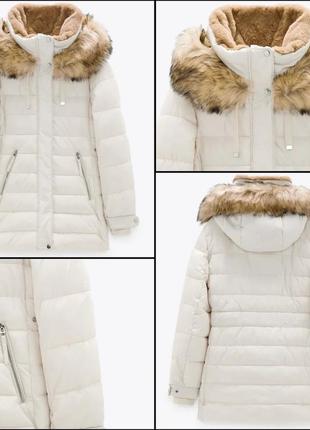 Тепла зимова куртка zara