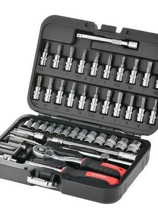 Набір інструменту intertool — 1/4" 46 од. storm