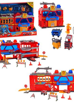 Детская игрушка паркинг "city actione" sk-739xb 2 машинки в комплекте, свет, звук