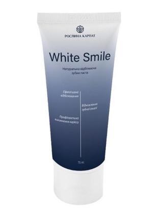 Зубное гель- паста растение карпат white smile 75 мл