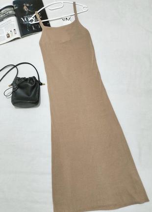 Платье макси zara