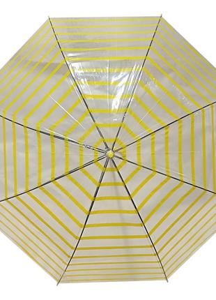 Зонтик детский mk 3624(yellow) длина 72 см, трость 65 см