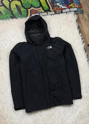 Оригинальная мужская куртка мембрана 3 в 1 тнф the north face hyvent tnf