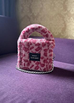 Сумка toté плюшева
