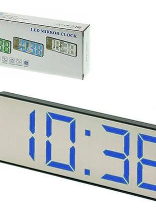 Електронний настільний led годинник від usb vst-898-5 з будильником і термометром, настільний годинник light