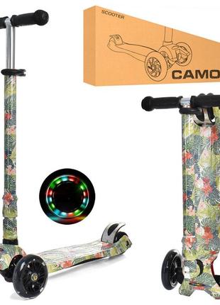 Самокат дитячий maxi itrike jr3-055-wp15 складний