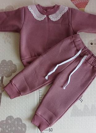 Теплый детский костюм