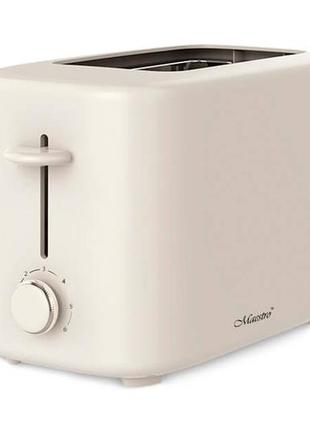 Тостер maestro - 750вт бежевый