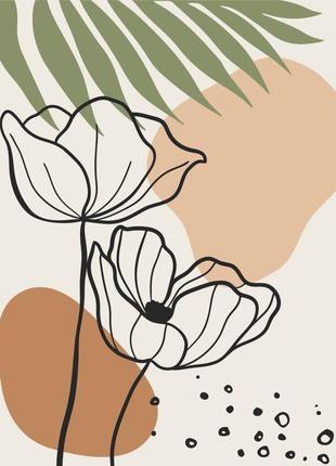 Картина по номерам "счастливые цветы 2" 13065-ac 40х50 см