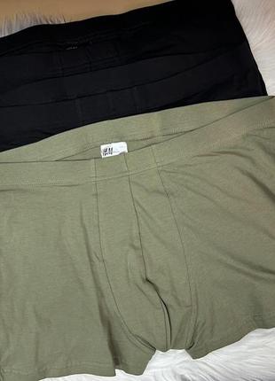 Комплект чоловічих боксерів h&m хл 3 шт