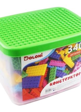 Детский конструктор 013888/27 большой 340 деталей