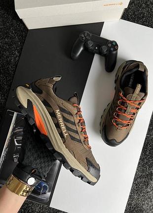 Чоловічі кросівки merrell moab speed 2 gore-tex brown