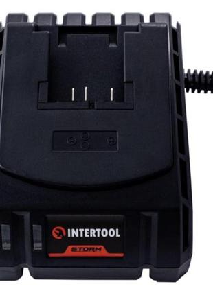 Зарядное устройство для аккумулятора intertool - 20в x 2ач li-ion storm