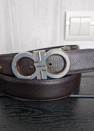 Кожаный ремень salvatore ferragamo