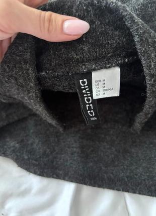 Оверсайз светр кольору графіт Sweats h&m3 фото