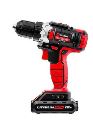 Шуруповерт аккумуляторный intertool - 18 в semipro wt-0313