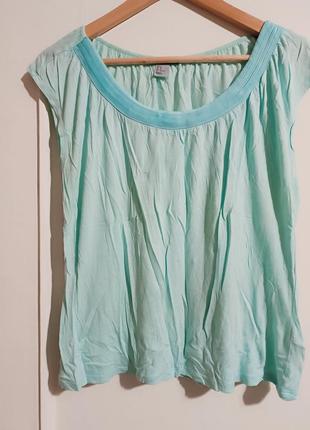 Нежная мятная футболка актуально