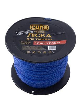 Леска для триммера сила - 2,4 мм x 450 м "квадрат крученый"